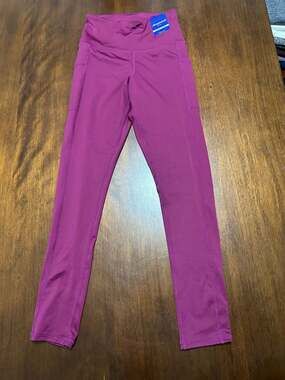 Aeropostale high rise leggings size small nwt maroon